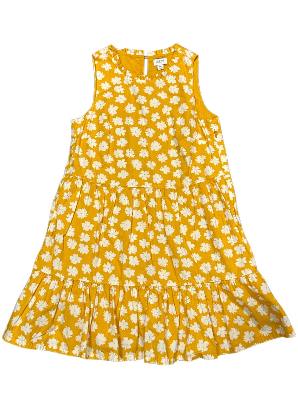 J. Crew women’s Yellow Floral Sleeveless Dress